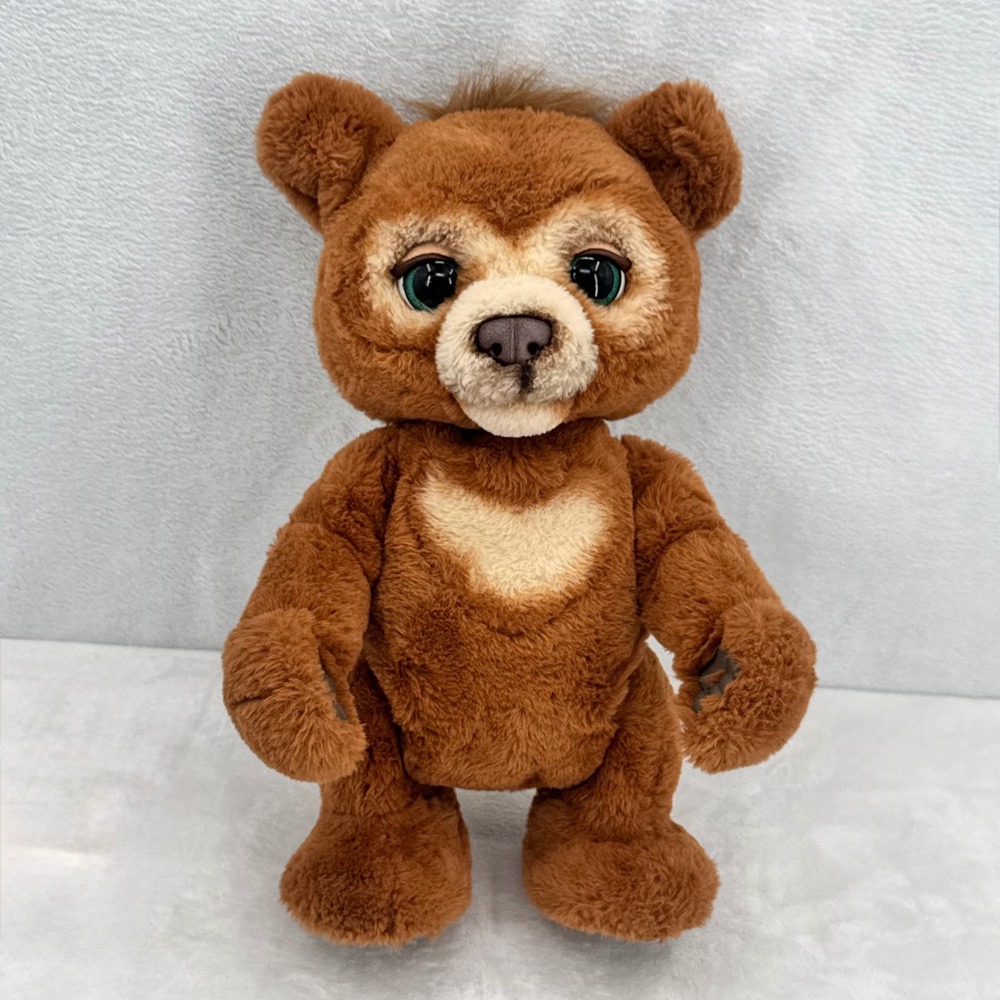 FurReal Friends Cubby Curious Bear Interactive Articulated Plush Toy Pet Hasbro